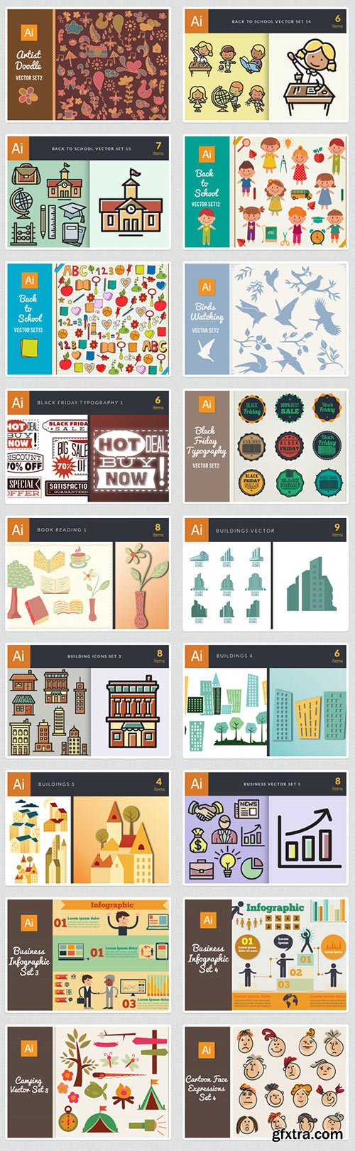 845 Premium Vector Packs worth $11,470