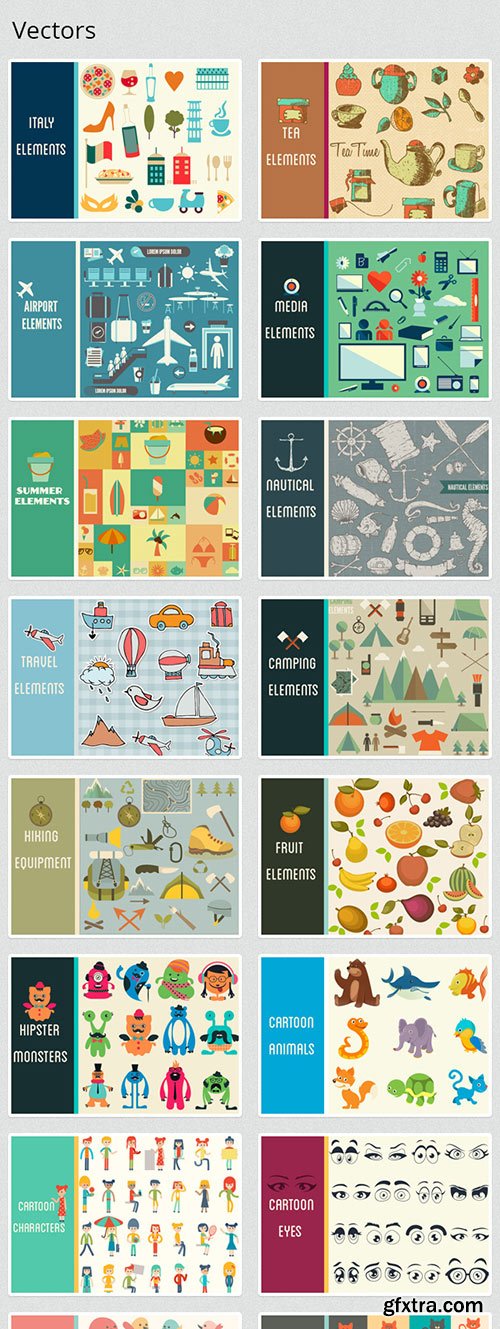 845 Premium Vector Packs worth $11,470