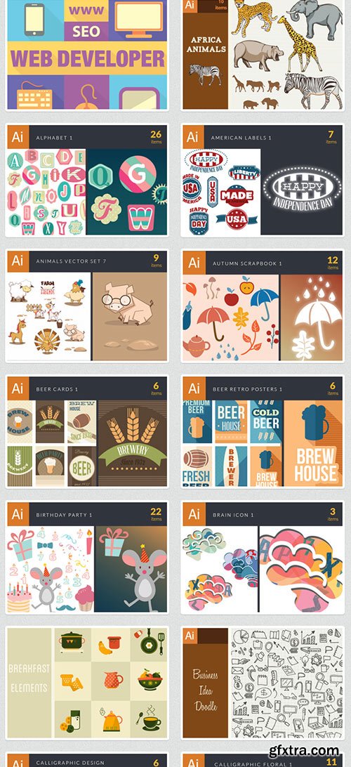 845 Premium Vector Packs worth $11,470