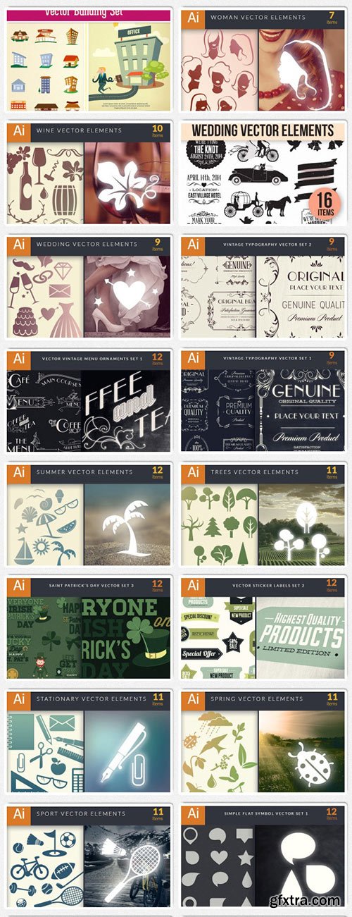 845 Premium Vector Packs worth $11,470