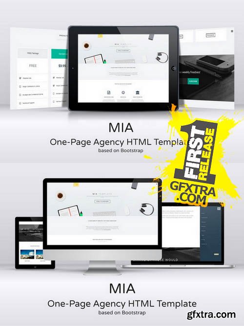 MIA One-Page Agency HTML Template