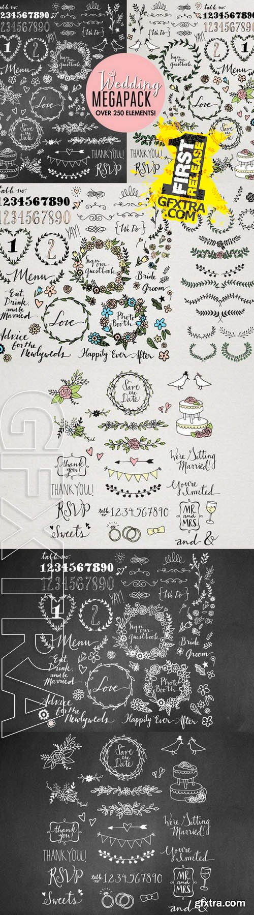 Wedding Illustrations Megapack