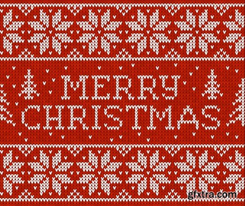 Stock Vectors - Merry Christmas Background 2, 25xEPS