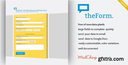 ThemeForest - theForm HTML Sign up v1.4.2 - Subscribe / Survey Landing - FULL