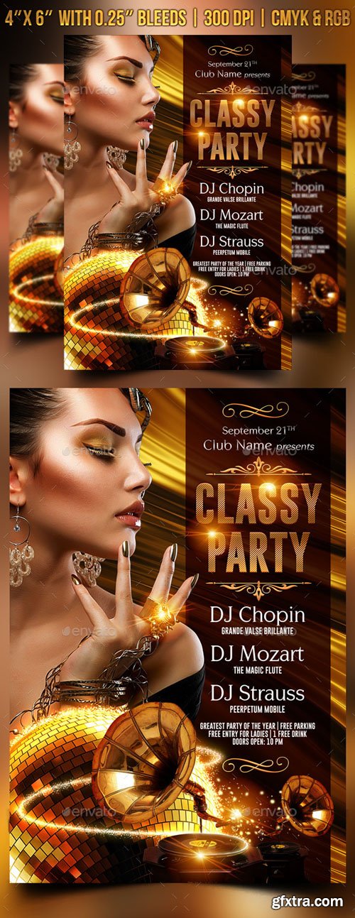 GraphicRiver - Classy Party Flyer Template 8961049