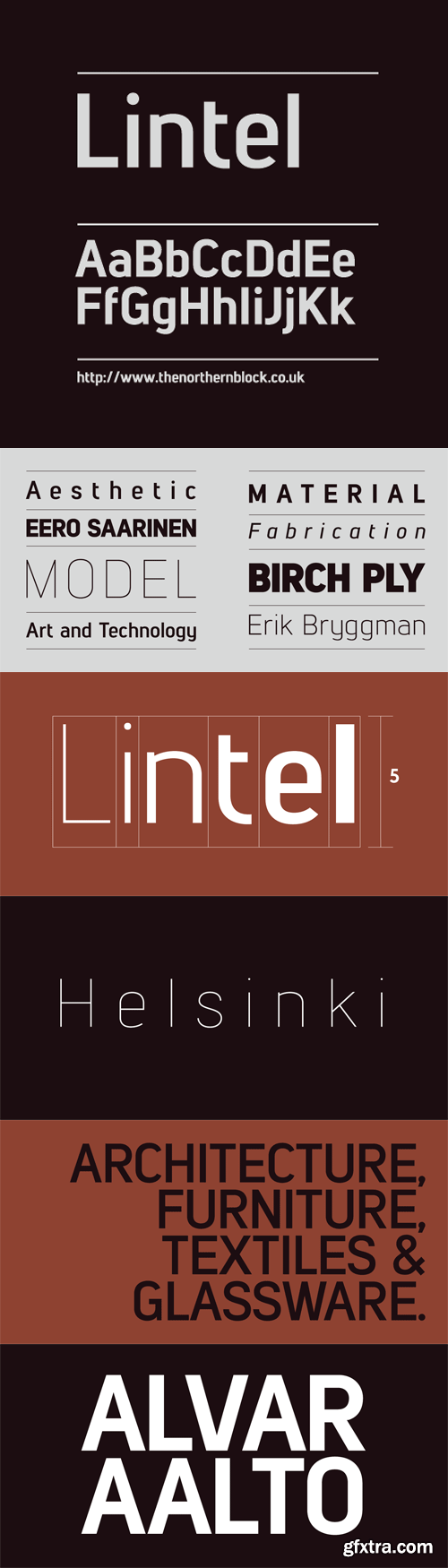 Lintel Font Family - 16 Fonts for $169