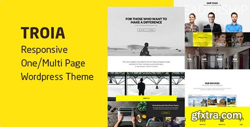 ThemeForest - Troia v1.1.2 - Responsive One/Multi Page Theme