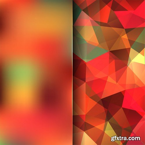 Stock Vectors - Abstract Geometric Backgrounds, 25xEPS