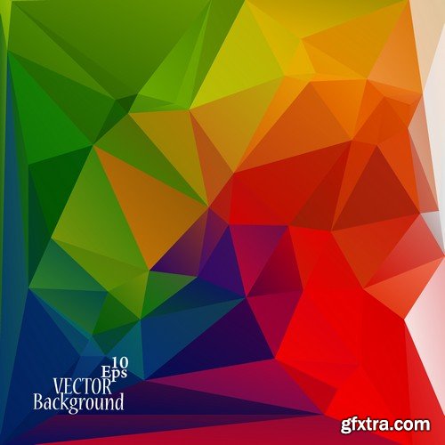 Stock Vectors - Abstract Geometric Backgrounds, 25xEPS