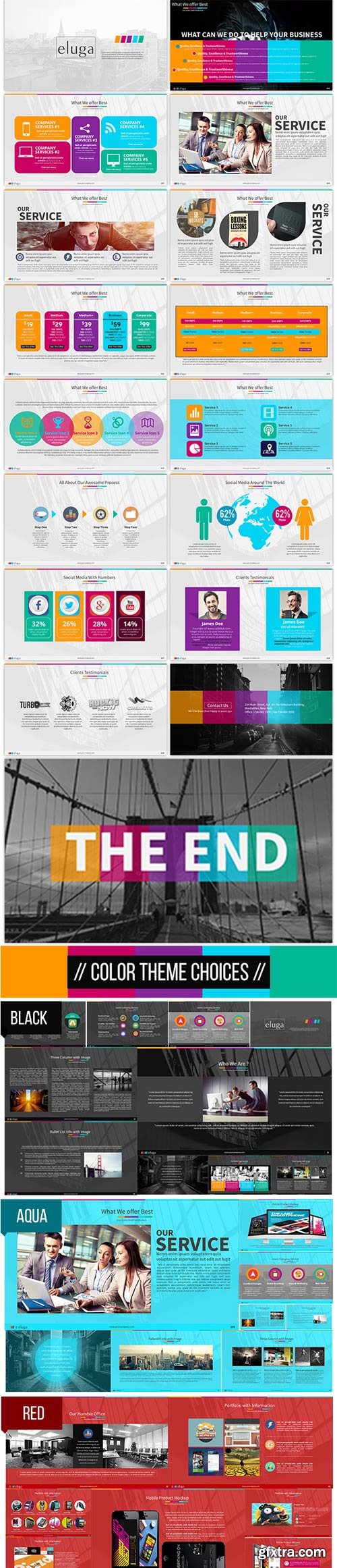 GraphicRiver - Eluga Business PowerPoint Slide