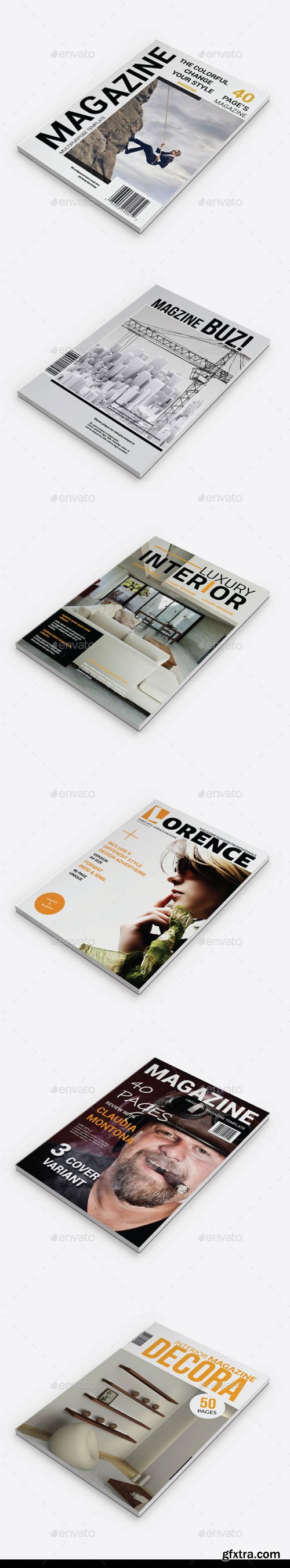 GraphicRiver - Bundle 9X Magazine Template