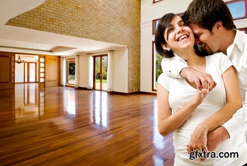 Happy family bought a new house Stock inages - 25 HQ Jpg