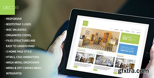 ThemeForest - Decor v1.01 - HTML5 Versatile Template - FULL