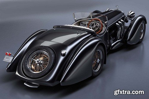 Mercedes-Benz SS Roadster - 3D model