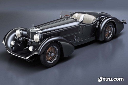 Mercedes-Benz SS Roadster - 3D model