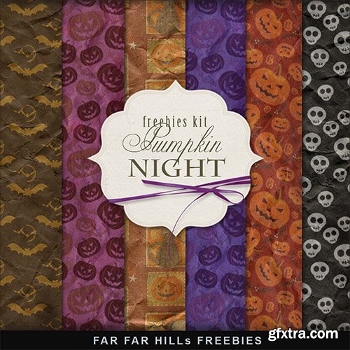 Textures - Pumpkin Night - Halloween Backgrounds 2014