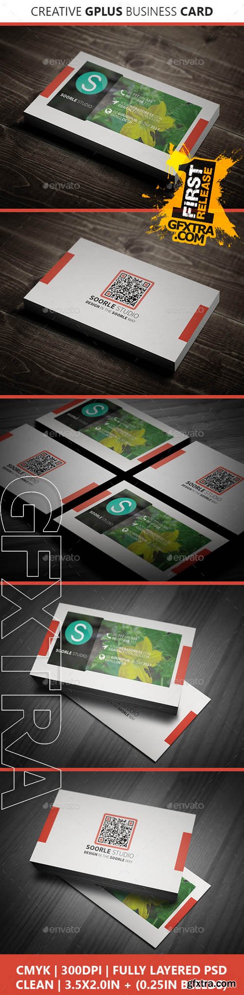 Creative GPlus Business Card - GraphicRiver 9160207