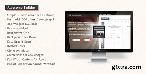 CodeCanyon - Awesome Builder v1.3 - Drag & Drop Page Builder