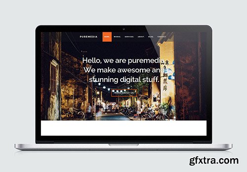 Puremedia - Responsive Agency Blog HTML/CSS Template