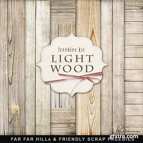 Textures - Light Wooden Backgrounds - 6 Papers