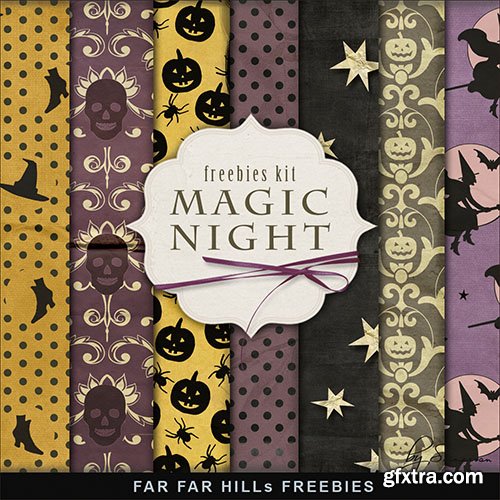 Textures - Magic Night - Halloween Papers 2014