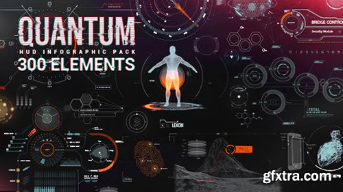 Videohive Quantum HUD Infographic 8678174