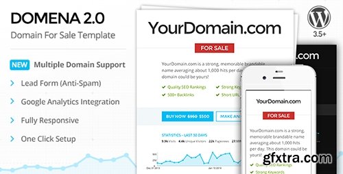 ThemeForest - Domena v2.0.2 - Domain For Sale Template