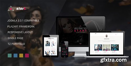 ThemeForest - Start - One Page Responsive Joomla Template