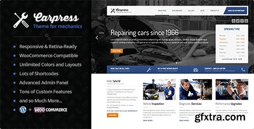 ThemeForest - Carpress v1.6.1 - WordPress Theme For Mechanic Workshops