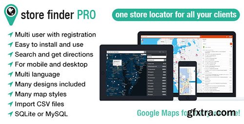 CodeCanyon - Store Finder Pro v1.1.0 - One Store Locator For All Clients