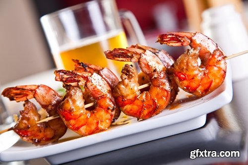 Collection of seafood dishes 25 UHQ Jpeg