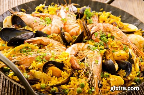 Collection of seafood dishes 25 UHQ Jpeg