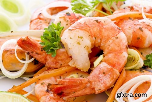 Collection of seafood dishes 25 UHQ Jpeg