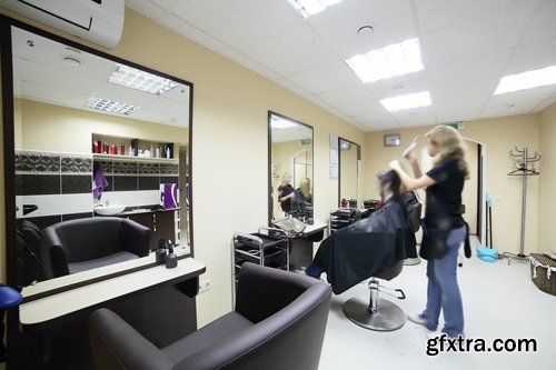 Collection of interior hairdressing salons 25 UHQ Jpeg