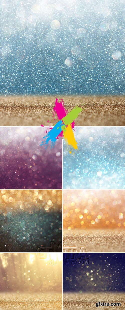 Stock Photo - Glittering Sparkling Backgrounds