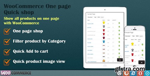 CodeCanyon - WooCommerce Quick Order One Page Shop v1.0