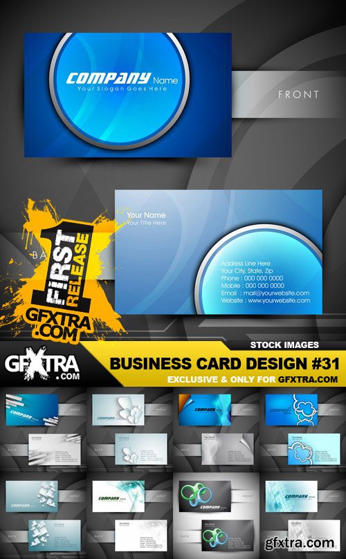 Business Card Design #31 - 30 Vector