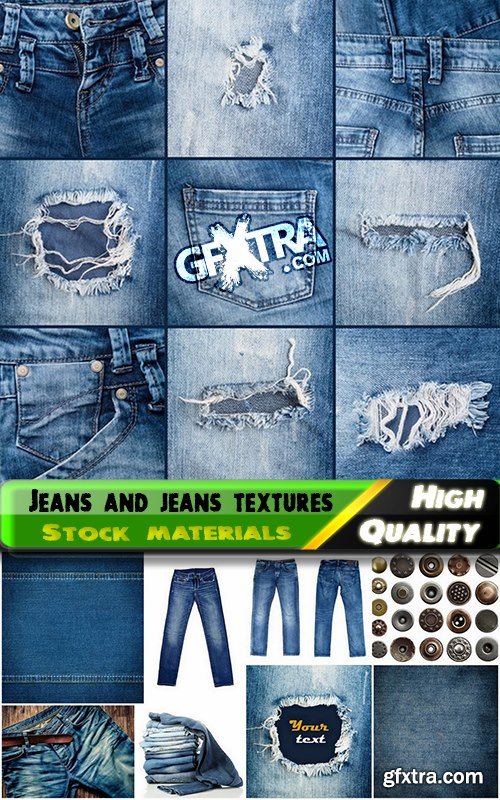 Jeans and jeans textures Stock images - 25 HQ Jpg