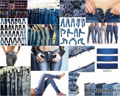 Jeans and jeans textures Stock images - 25 HQ Jpg