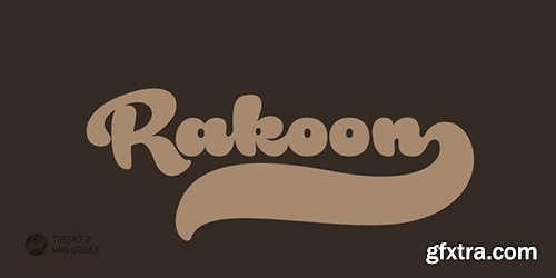 RakoonFont - 1 Font 59$