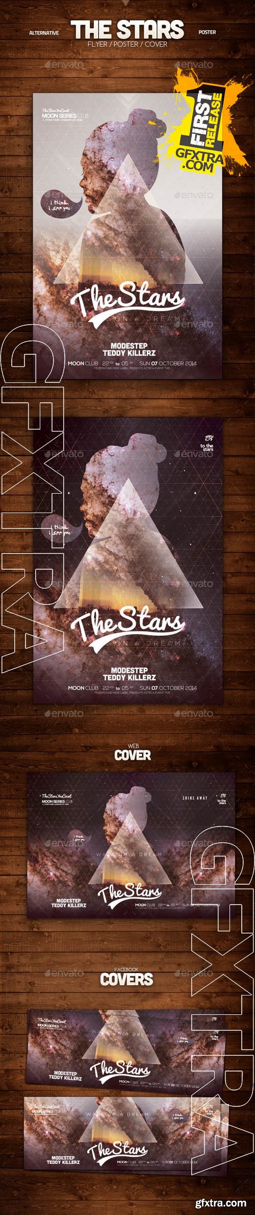 The Stars Alternative Poster - GraphicRiver 9199078