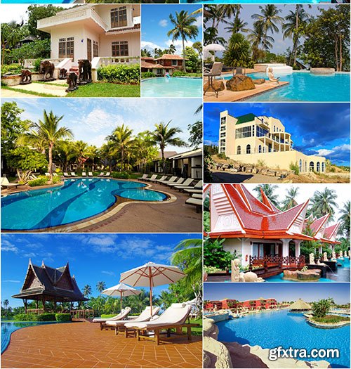 Villas and Hotels in the Tropics #2, 15xUHQ JPEG