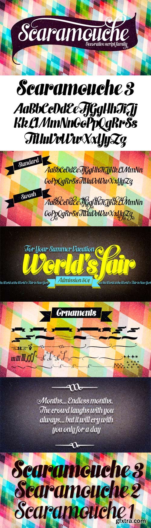 Scaramouche Font Family - 6 Fonts for $49