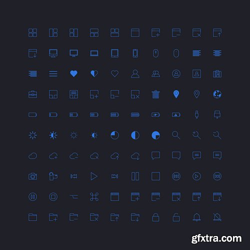 100 Simple Icons