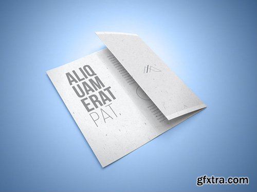 Tri-fold Brochure Mockup Template