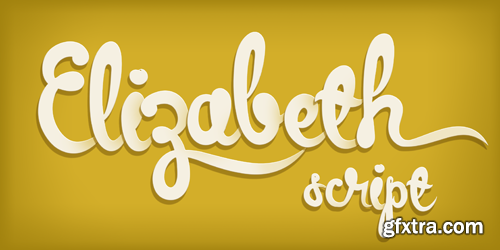 Elizabeth Script Font Family - 2 Fonts for $45