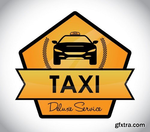 Stock Vectors - Taxi 3, 25xEPS