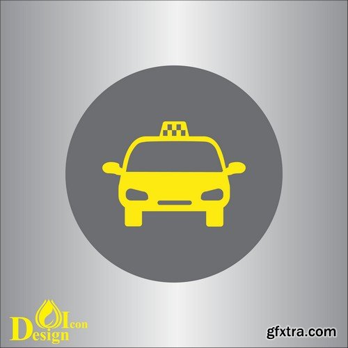 Stock Vectors - Taxi 3, 25xEPS