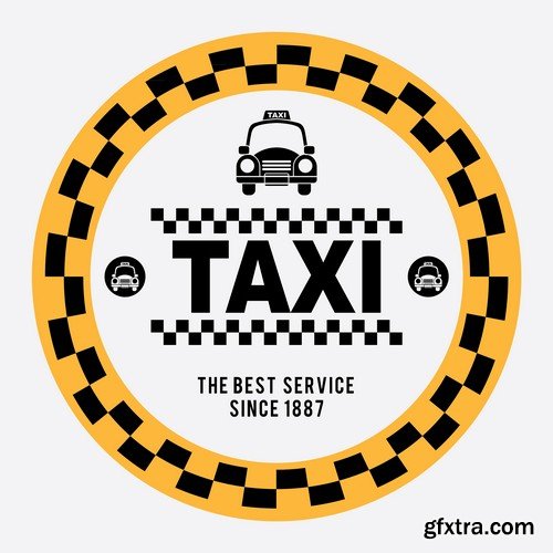 Stock Vectors - Taxi 3, 25xEPS