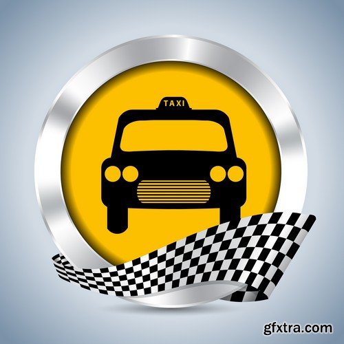 Stock Vectors - Taxi 3, 25xEPS